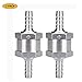 [2 Packs] BOYISEN 10mm 3/8'' Aluminium Non-return One Way Check Valve Petrol Diesel Oil (10mm(3/8''))