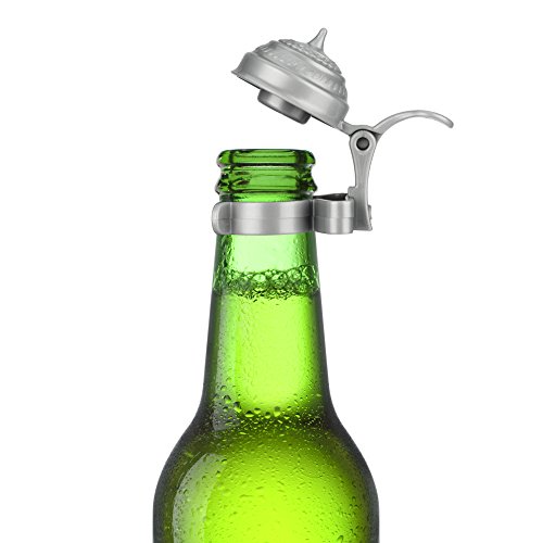Barbuzzo Oktoberfest Beer Stein Bottle Toppers (Set of 4) - Fits on Any Standard Beer or Soda Bottle - Thumbnail 3
