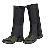 Unigear Leg Gaiters Waterproof Snow Boot Gaiters 600D Anti-Tear Oxford Fabric for Outdoor Hiking Walking Hunting Climbing Mountain (Black, L-16.5x16.5inch)