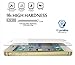 Iphone 5 Tempered Glass Screen Protector - Crystallize Protection for Your Apple Iphone 5/5S/5C - Scratch Resistant with 9H Hardness - Drop Protection - Round Edge and Thin Design at 0.26mm