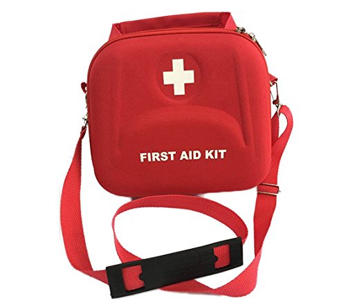 Empty First Aid Pouch ,Lanticy Waterproof Medicine Storage Bag Portable Medical Package Emergency Medical Kit with Shoulder Strap Survival Medicine Pills Pocket Container Perfect for Home Car Travel