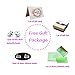 Earrings Bella.Vida Womens Sterling Silver May Simulated Birthstone Studs for Sensitive Ears 7mm