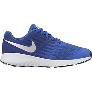 Image of Nike Boys Star Runner (GS) Running Shoe, Game Royal/Metallic Silver 3.5 Y US