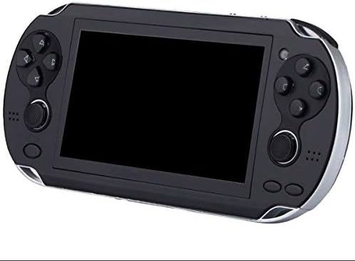 YIYU Portable 4.3'' 32Bit 10000 Games Built-in 8GB Handheld Video Game Console Player Multicolor Electronic Toy (Black)