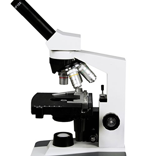 Parco Scientific Monocular Compound Microscope, 40x-1000x Magnification, LED, Mechanical Stage, Rechargeable Battery, Microscope Book, 100 Prepared Slides Variety Set, Package ($10 Value) - Thumbnail 4
