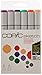 Copic Sketch Alcohol Markers, 6 Color Dual Tip Art Marker Set – Blendable Brush Tips for Drawing, Sketching, and Illustration – Professional Set for Adults/Teen Artists & Creators - Secondary Tones