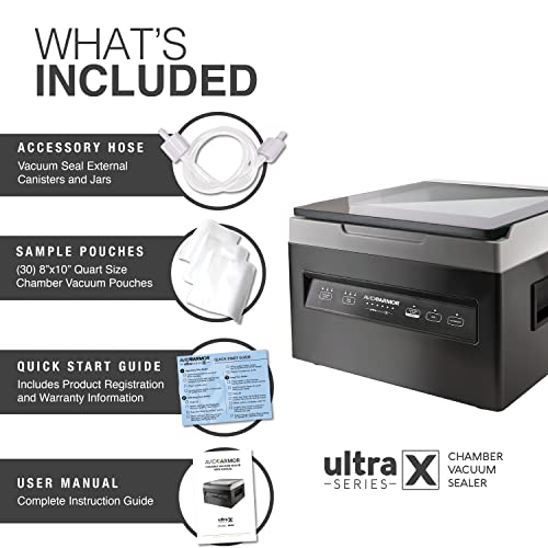 Avid Armor Chamber Vacuum Sealer USVX Ultra Series, Automatic Press and