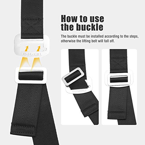 Tikaton Furniture Moving Strap Adjustable Lifting Strap for 2 Movers