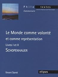 "Le  monde comme volonté et comme représentation", livres I et II, Schopenhauer