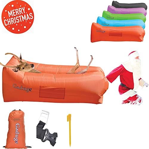 GADUGE Giant Inflatable Lounger Chair Hangout Sofa in 8 Fun Colors! Waterproof Inflatable Couch Bed for Indoor, Outdoor, Pool, Beach, Camping and More!
