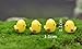 BeautyMood 10pcs Miniature Fairy Garden Herd of chickens (Yellow)