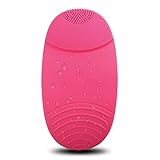 ARINO Silicone Face Cleansing Brush Waterproof Facial Cleaning Brush and Massager Exfoliator Brush for Face Polish Skin Care Tool Wireless Charger Included