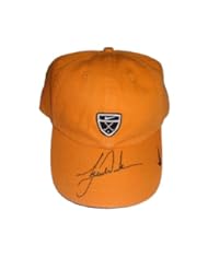 Collectibles: Tiger Woods Autographed Orange Nike Hat W/PROOF, Picture of Tiger Signing For Us, Masters, US Open, PGA Championship, The Open Championship, Stanford Cardinal - Nike