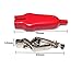 WSERE 4 Pack 20A PVC Sheathed Alligator Clamps Crocodile Clips Insulated Battery Clip for Various Electrical Projects, Safety and Reliable