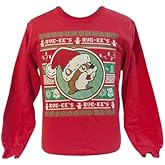 Buc-ee's Christmas Holiday Sweatshirt, Red Festive Design, 2025