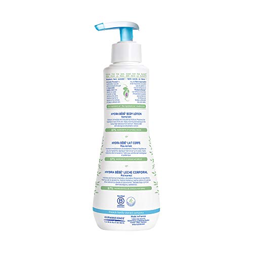 MUSTELA HYDRA BEBE BODY LOTION DAILY MOISTURIZING BABY LOTION WITH NATURAL AVOCADO, JOJOBA AND SUNFLOWER OIL,10.14 FL OZ (PACK OF 1)