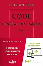 Code général des impôts 2016