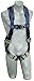 3M DBI-SALA ExoFit 1108526 Vest Style Harness, Front & Back D-Rings, Loops For Belt, Quick-Connect Buckles, Medium, Blue/Gray