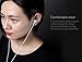 Rock Earphones Wired Headphones In Ear Stereo Noise Isolating Zircon Earbuds with Microphone and Volume Control for Sports Running 3.5mm Jack for In-line Control 1.2M (Black)