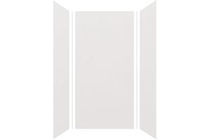 Transolid EWK363672-39 Expressions 3-Panel Shower Wall Kit, 36-in L x 36-in W x 72-in H, Grey