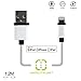 Walnut Lightning to USB Cable 4ft / 1.2m with Ultra-Compact Connector Head for iPhone 6 6Plus 5s, iPad Air mini2, iPad 4th gen, iPod touch 5th gen, and iPod nano 7th gen (Black)