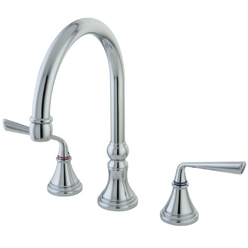 Kingston Brass Ks2792zlls Silver Sage Widespread Ada Kitchen