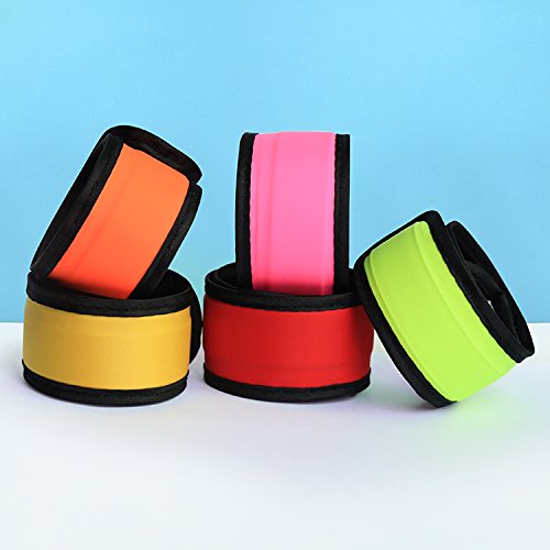 image for Higo LED Armband, Glow in The Dark Led Slap Bracelets, Light Up Sports