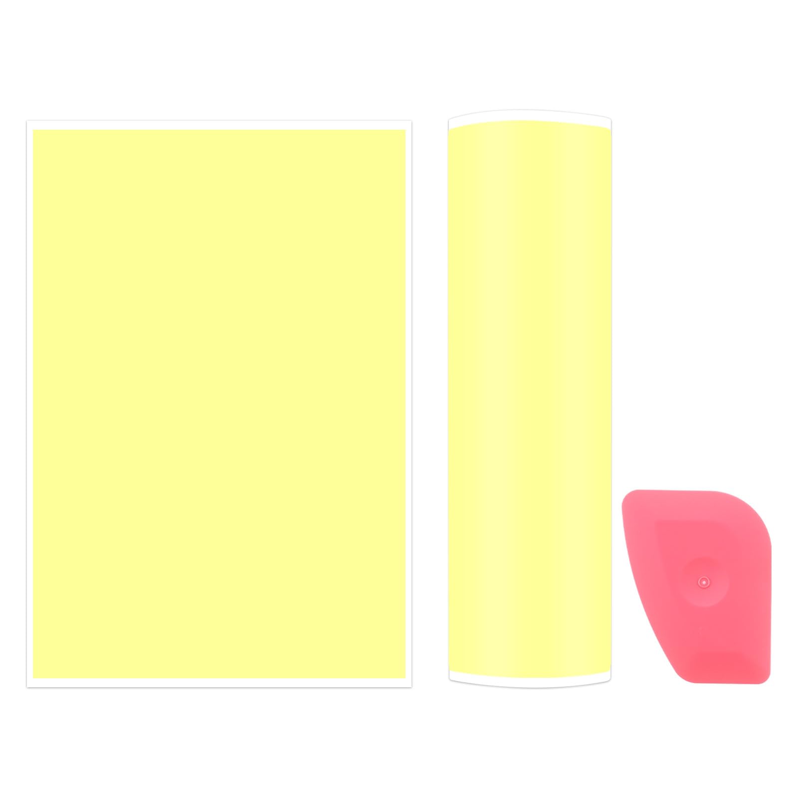 PATIKIL 15.3x10.4 Inch Laser Engraving Paper, 2 Pcs Laser Engraving Marking Color Paper with Scraper for Fiber Laser Marking and Engraving on Metal Ceramics Glass, White