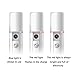 ELINKMALL USB Rechargeable Nano Facial Steamer Mini Handy Nano Face Sprayer Portable Moisturizing Atomization Beauty Device (white)