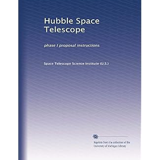 Hubble Space Telescope: phase I proposal instructions