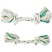 Booda Fresh N Floss 2 Knot Bone Rope Dog Toy, Large, Spearmint