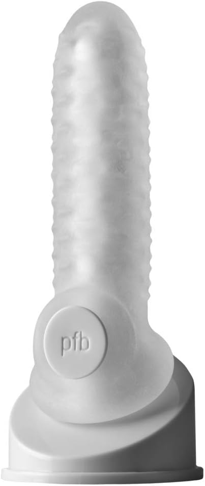 PerfectFitBrand - Fat Boy Checker Box - Soft Stretchable Penis Sleeve 5.5 Inch - Transparent