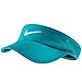 Nike Women's NikeCourt Featherlight Tennis Visor (S/M, 429 Omega)