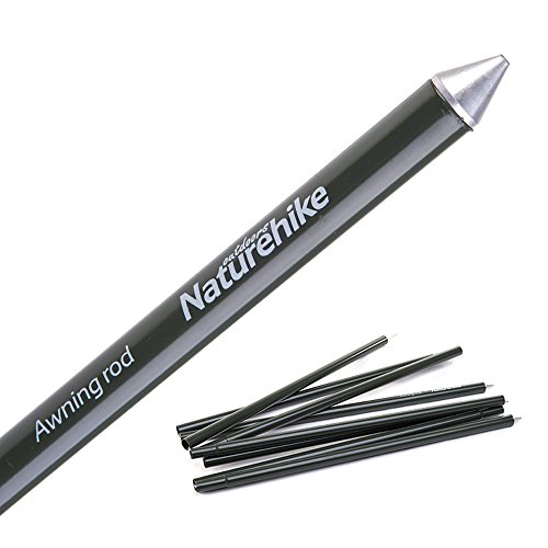 Tentock Aluminium Alloy Tarp Poles Tent Poles Rod Replacement for Tarp Sun Selter Awning Canopy 2pcs/Set - Thumbnail 2