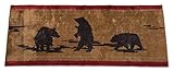 HiEnd Accents Bear Kitchen and Bath Lodge Rug, 24 by 60-Inch
