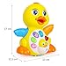 Musical Toys for 1 Year Olds, Flapping Yellow Duck Baby Toys Action Educational Learning and Walking Talking Dancing Toy Preschool Musical Toy Best Birthday Christmas Gift for Baby Toys 6 to 12 Months