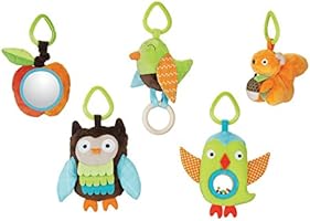 skip hop treetop friends activity gym grey pastel