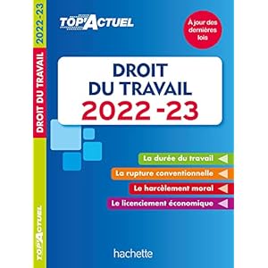 Top actuel Droit du travail 2022-2023