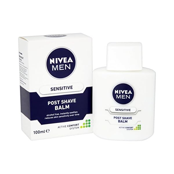 Nivea-Men-Sensitive-Post-Shave-Balm-with-Zero-Percent-Alcohol-Pack-of-3-x-100-ml NIVEA Men Sensitive Post Shave Balm with Zero Percent Alcohol, Pack of 3 x 100 ml