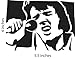 Elvis Presley 68 Comeback Cut Vinyl Decal Portrait