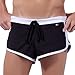 Men Elastic Boxer Shorts Size M Color Black