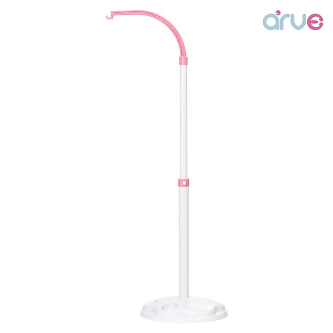 Amazon Com Arve Baby Crib Mobile Bed Bell Holder Stand Height Adjustment Pink Baby