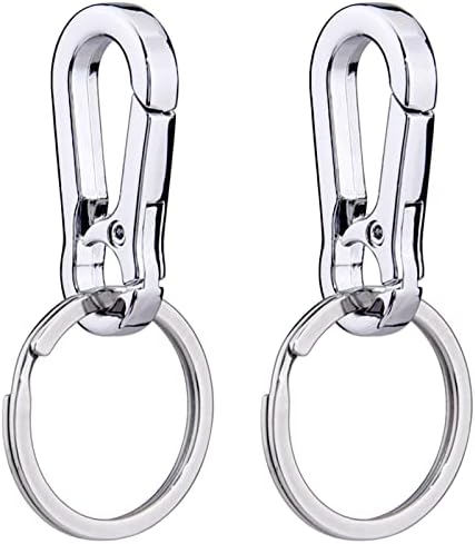 Hapeper Metal Keychain Keyring Key Ring Holder Organizer for Car