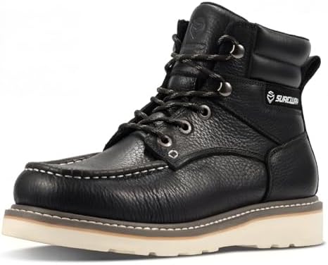 Amazon.com | DRKA Men's Slip-On Chelsea Steel Toe Work Boots