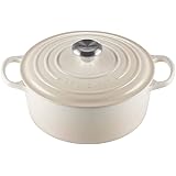 Le Creuset Enameled Cast Iron Signature Round Dutch Oven, 4.5 qt., Meringue