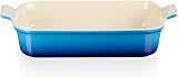 Le Creuset Heritage Rectangular Dish Stoneware 32 cm Azure 71102322200001 view 2