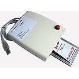 ATA PCMCIA Memory Card Reader Card 68PIN CardBus To USB Adapter converter