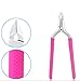 Beauty Smart Stainless Cuticle Nail Clippers (Pink)