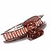 We We 5‘’ Large Luxury French Light Tortoise Shell Marbled Jaw Hair Claw Clip Clamp for Women (Brown)