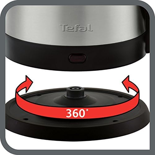 TEFAL Bouilloire INOX COMPACT 1.2L Bouilloire électrique Bouilloire sans fil Bouilloire inox KI431D10